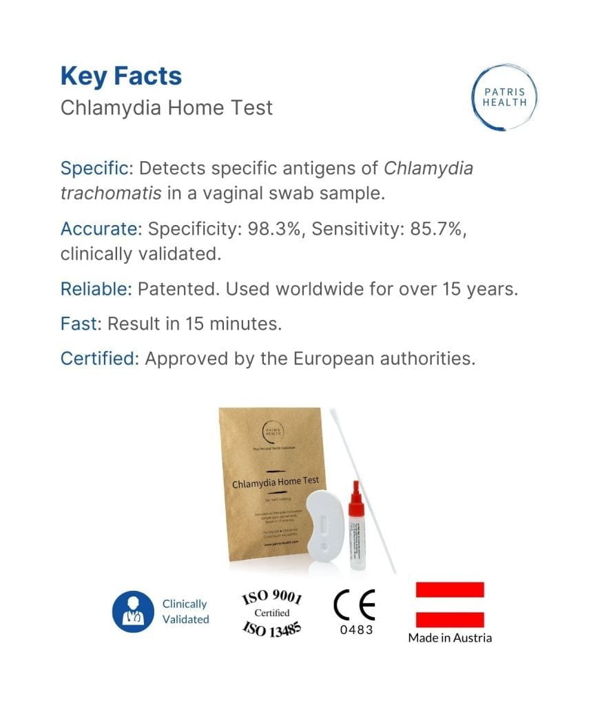 Patris Health® - Key Facts about the Chlamydia Home Test.