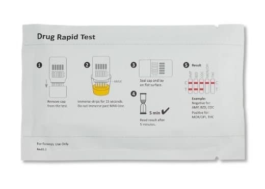 Patris Health - Pouch with the multidrug test device