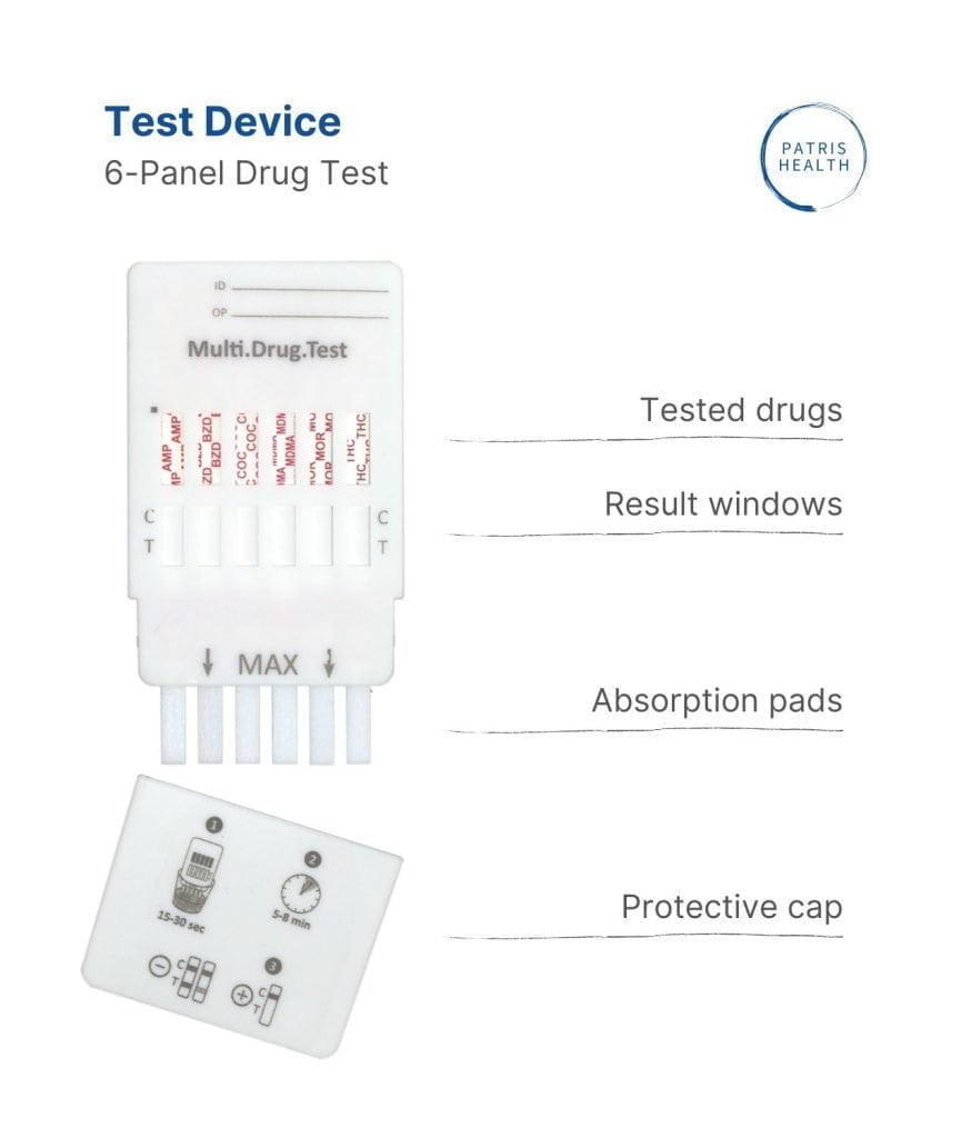 6Panel Home Urine MultiDrug Test ForensicGrade Accuracy