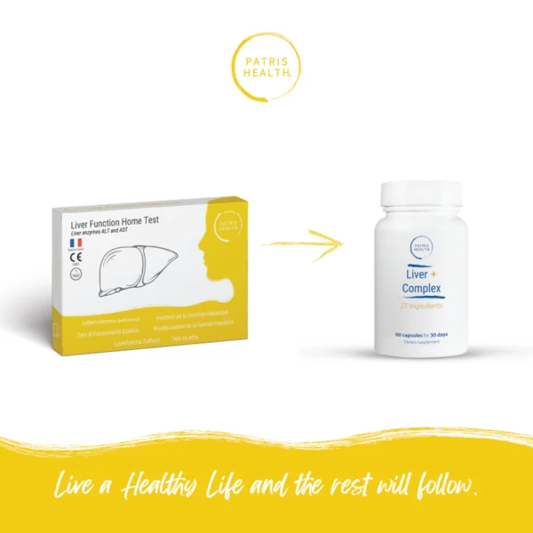 Liver Function self-test and LIver + Complex supplement.