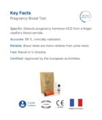 Key Facts about the Patris Health® Pregnancy Blood Test.