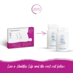 Pregnancy Home Test and food supplements with ingredients that stimulate fertility and reproduction.