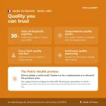 Patris Health Coeliac Disease Home Test quality and Made in France information