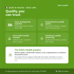 Quality highlights of the Patris Health CRP Home Test made in France