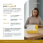 Infographic showing who the Patris Health Helicobacter pylori Home Test is suitable for