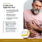 Overview of the Patris Health Helicobacter pylori Home Test with purpose, marker, sample and testing time