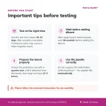 Important tips before using the Patris Health Pregnancy Blood Test