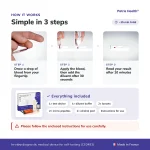 patris-health-thyroid-tsh-home-test-how-to-use Patris Health Thyroid TSH Home Test three-step instructions