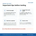 Important tips for using the Home Strep A Test correctly