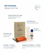 Patris Health - Allergy Home Test Kit Contents