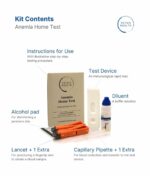 Patris Health® Anemia Home Test Kit Contents