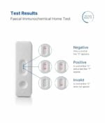 Possible results of the Patris Health® Faecal Immunochemical Test.