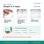 patris-health-allergy-home-test-how-it-works Three-step instructions for using the Patris Health Allergy Home Test