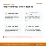 Important tips before using the Patris Health FIT Home Test