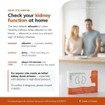 patris-health-kidney-function-home-test-benefits Overview infographic of the Patris Health Kidney Function Home Test with key product information
