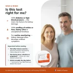 patris-health-kidney-function-home-test-who-is-it-for Infographic showing who the Patris Health Kidney Function Home Test is suitable for