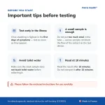 Important tips before using the Patris Health Rotavirus and Adenovirus Home Test