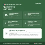 Quality standards for the Patris Health Lyme Disease Home Test made in France