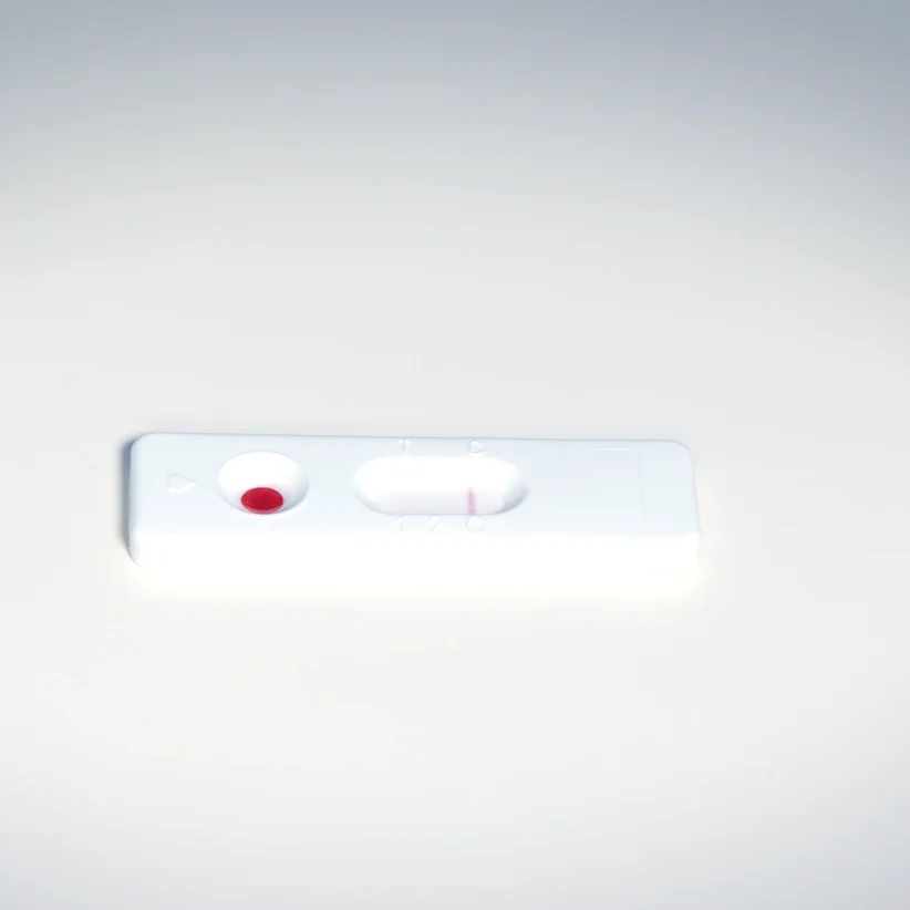 Patris Health Thyroid Function Home Test – step 5, test device after the reading time