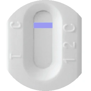 Negative liver function test result – blue control line only