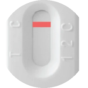 Thyroid Home Test result window, one line at C, no line at T: normal